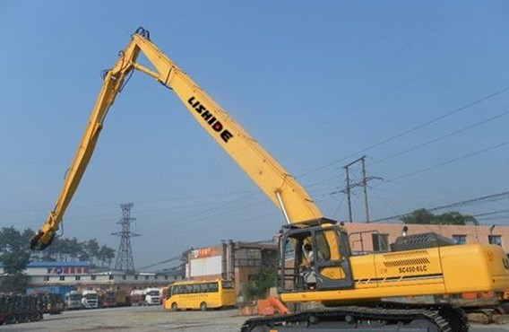 挖掘機拆樓臂、三段式加長臂、挖掘機拆樓臂廠家