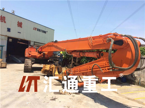 挖掘機(jī)打樁臂、打樁臂、打樁錘、挖掘機(jī)打樁臂廠家